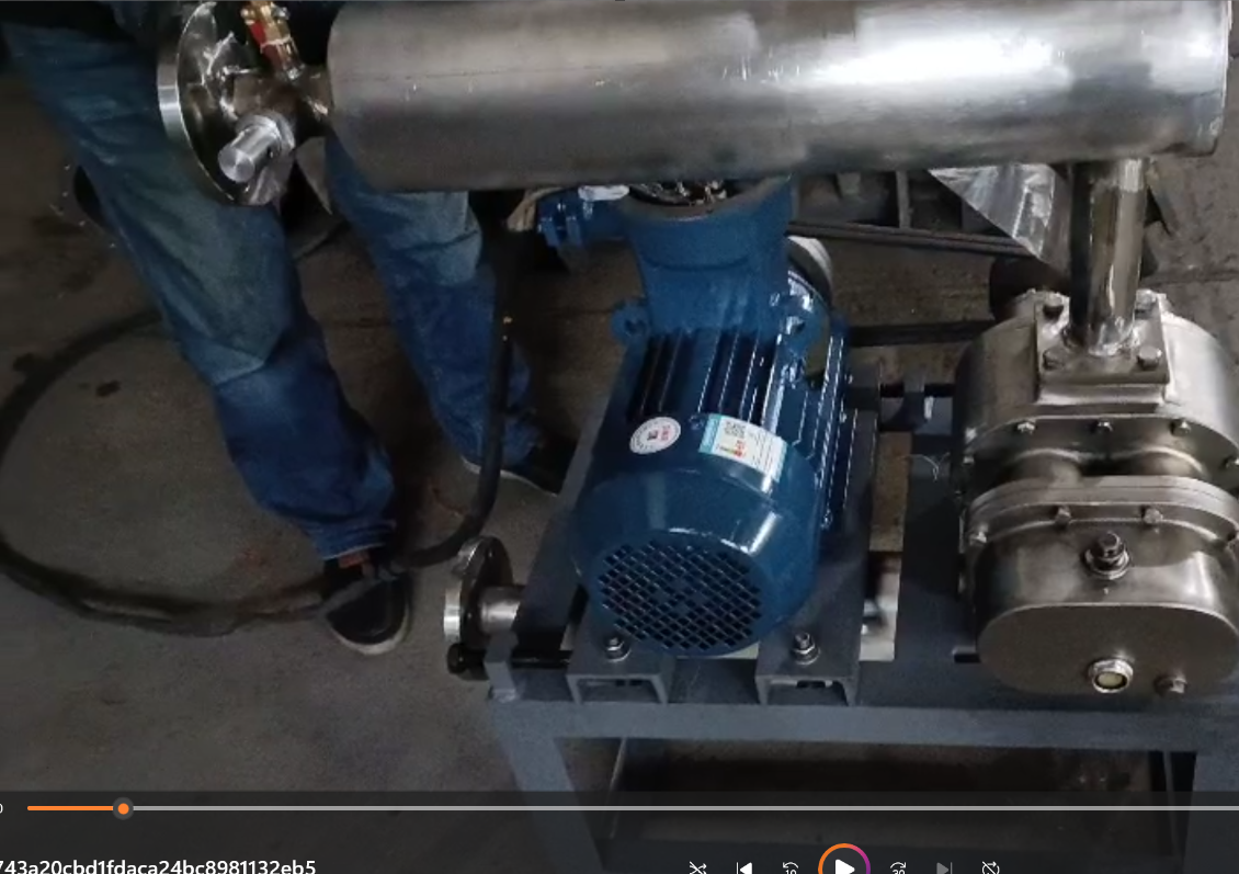 不銹鋼羅茨風(fēng)機(jī)視頻